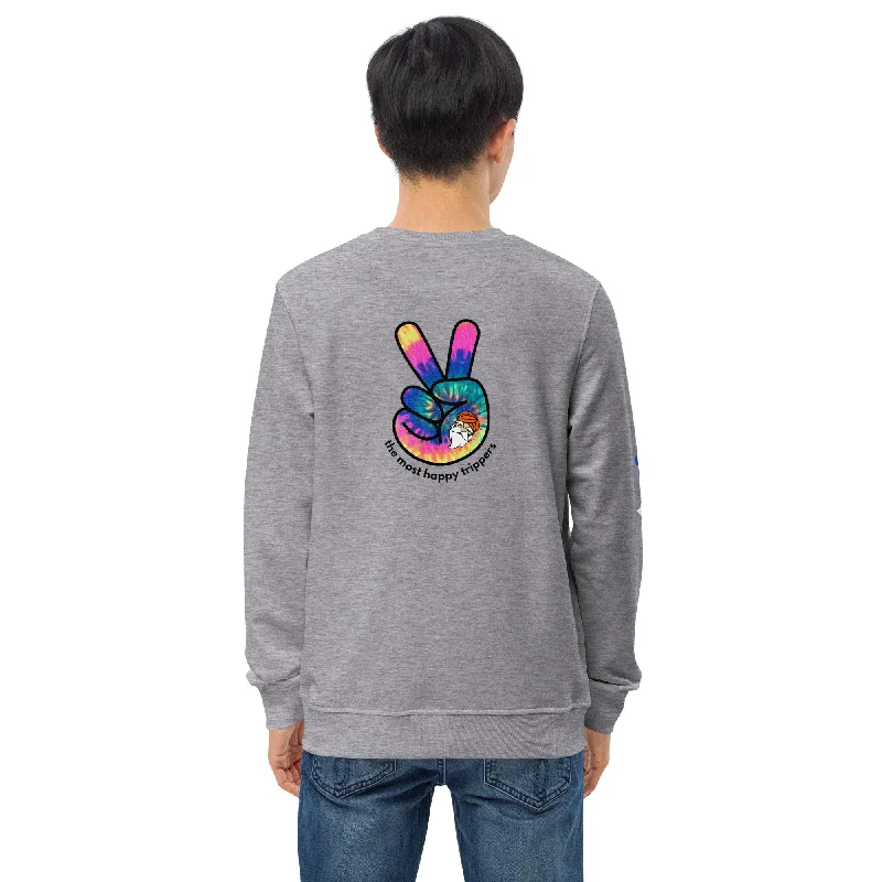 Snowboard Guru "PEACE TIE DYE" Organic Sweatshirt ( 3 colour ways)