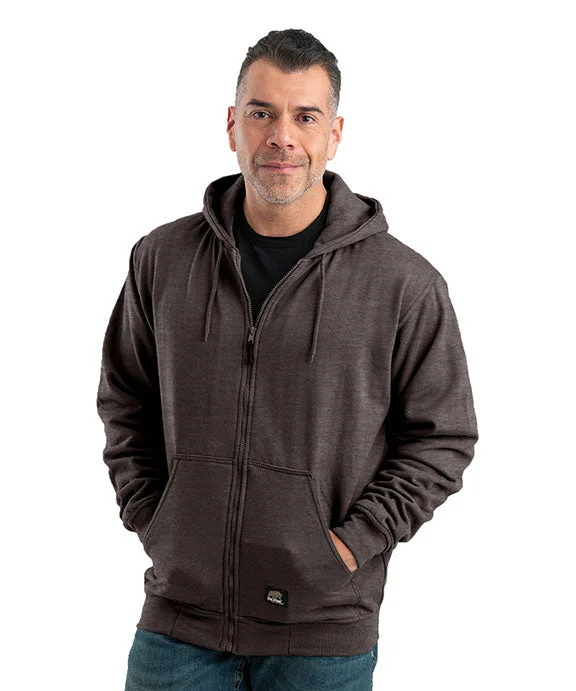 SZ101 - Berne Mens Heritage Thermal Lined Sweatshirt | Charcoal