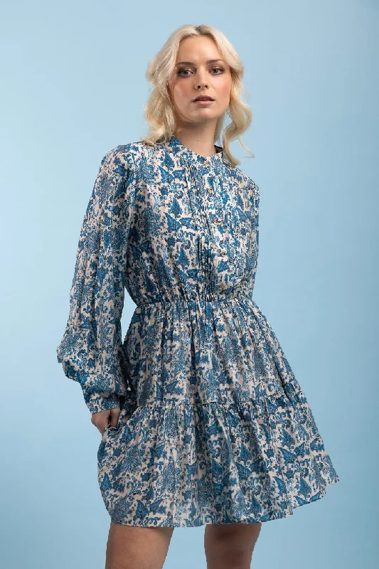 Gina Shirt Dress Blue