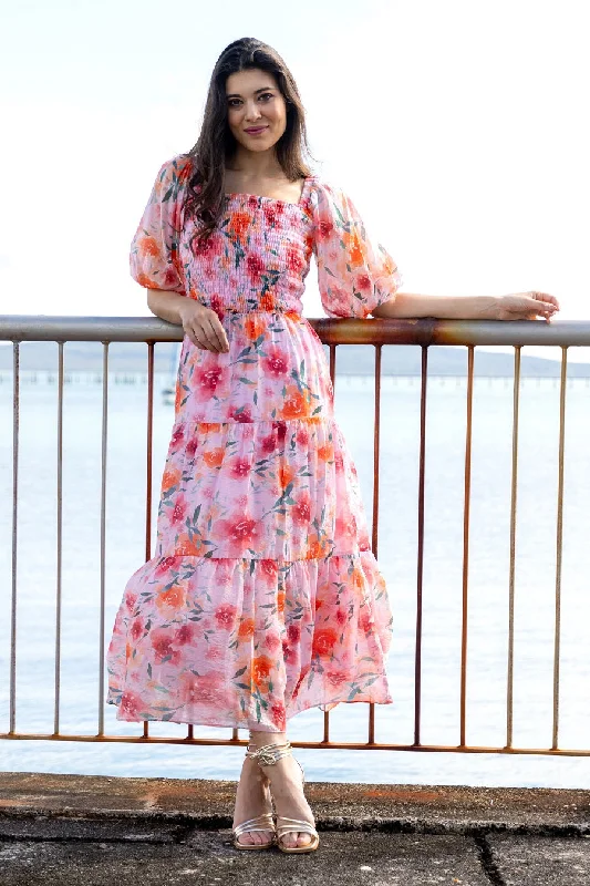 Rilee Maxi Dress Pink Rose