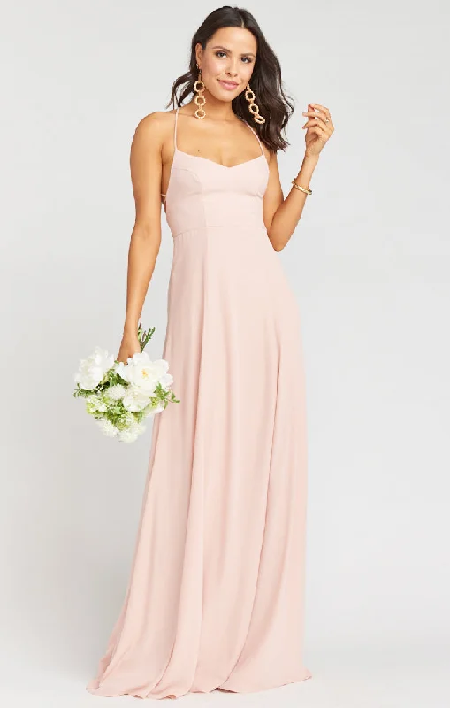 Godshaw Goddess Gown ~ Dusty Blush Crisp