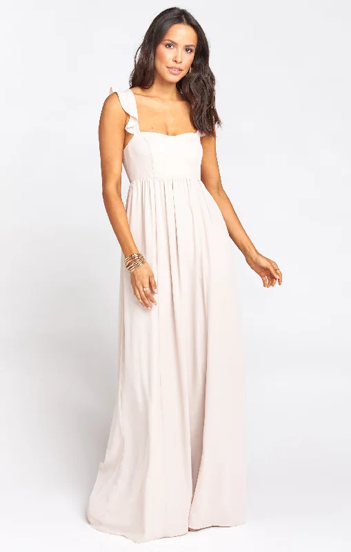 June Maxi Dress ~ Show Me the Ring Crisp